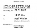 Kindersitzung 22.01.2012 !